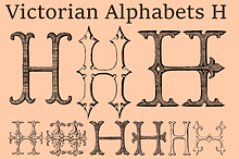 Victorian Alphabets H Plus Titivilus