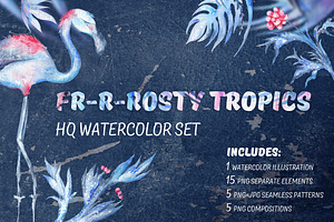 Frosty Tropics - HQ watercolor set