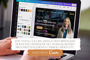 Canva Website Template Real Estate, a Landing Page Template by vectorocean (Thumbnail 8 of 11)