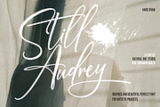Still Audrey, a Handwritten Font by Natural Ink Studio (Thumbnail 1 of 7)