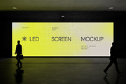 Industrial Hall LED Screen Mockup, a Device Mockup by fakhroo (Thumbnail 1 of 3)