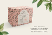 Hand-Drawn Magnolia. Linocut set, a Background Graphic by Lettering_Logo (Thumbnail 5 of 17)