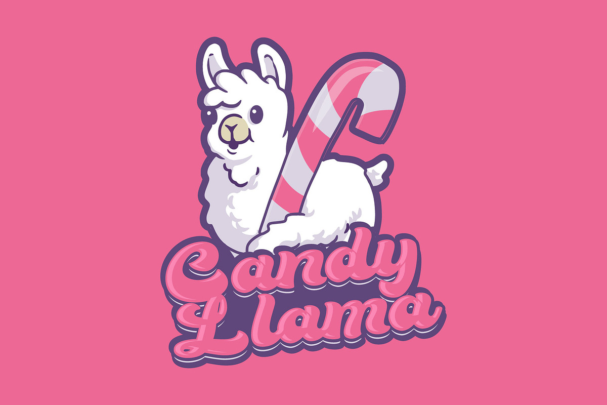 Vector animal Llama alpaca wool, a Branding & Logo Template by Vinsvectory (Photo 2 of 3)