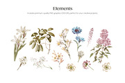 Tender Flora Botanical Pattern, a Pattern Graphic by Yello_illustration (Thumbnail 5 of 14)