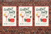 Cocktail Party Flyer, a Flyer Template by Aiyari Graphic (Thumbnail 3 of 3)