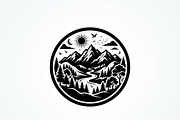 60 Eco Globe Landscape Silhouette, a Technology Illustration by Amazin_art (Thumbnail 15 of 49)