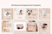 Skincare Instagram Template Canva, a Social Media Template by Deepa Template Studio (Thumbnail 2 of 15)