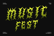 CS Whicker – Death Metal Font, a Blackletter Font by Craft Supply Co. (Thumbnail 2 of 8)