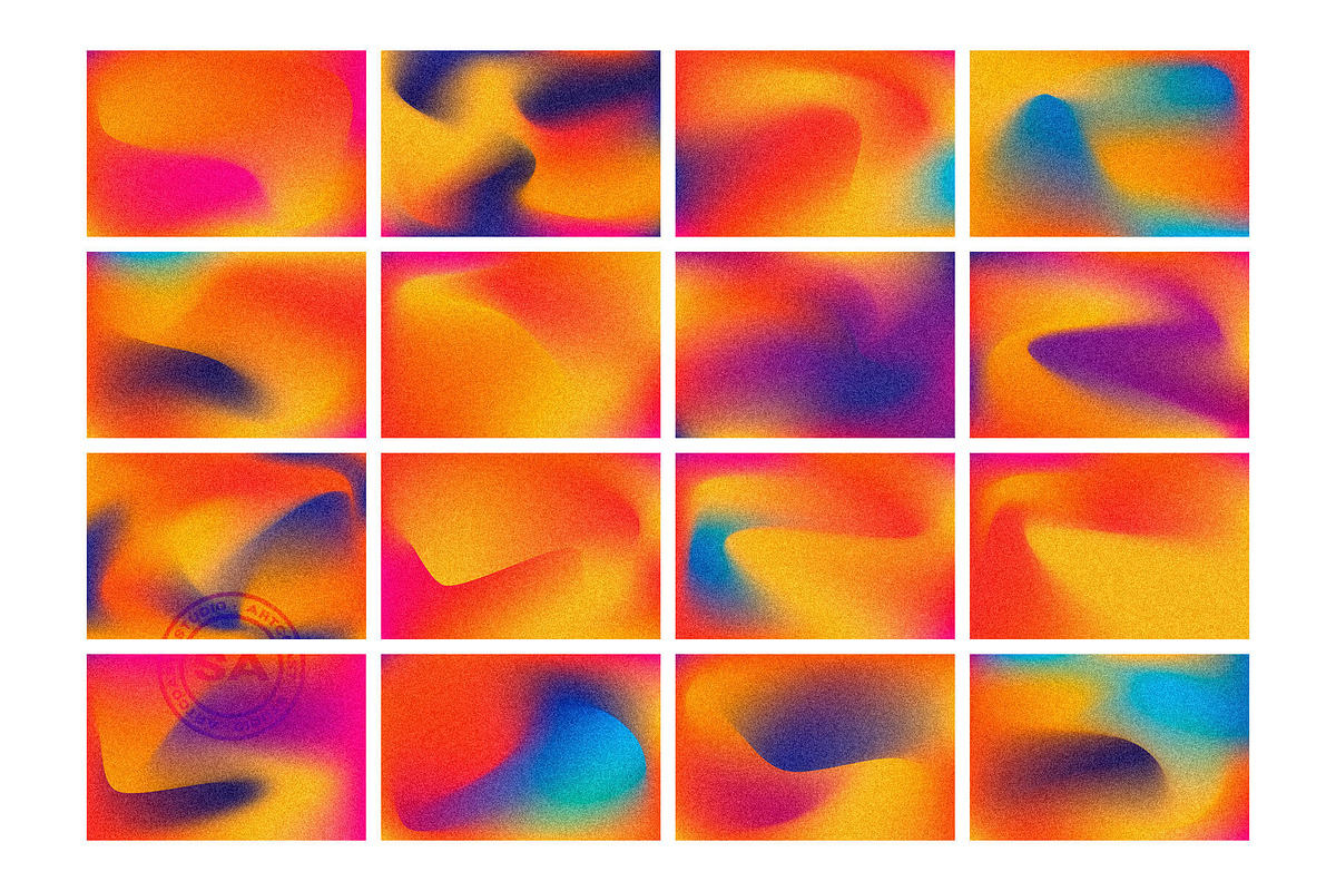 Retro Gradient Backgrounds A Background Graphic By Artcoast Std