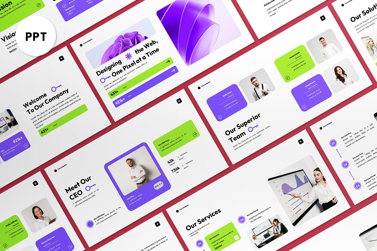 Web Design Company Presentation, a Presentation Template by graphicook (Photo 1 of 4)