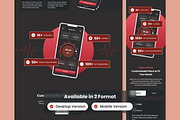 Phantom - VPN Proxy Landing Page V2, a Landing Page Template by twinstd (Thumbnail 2 of 5)