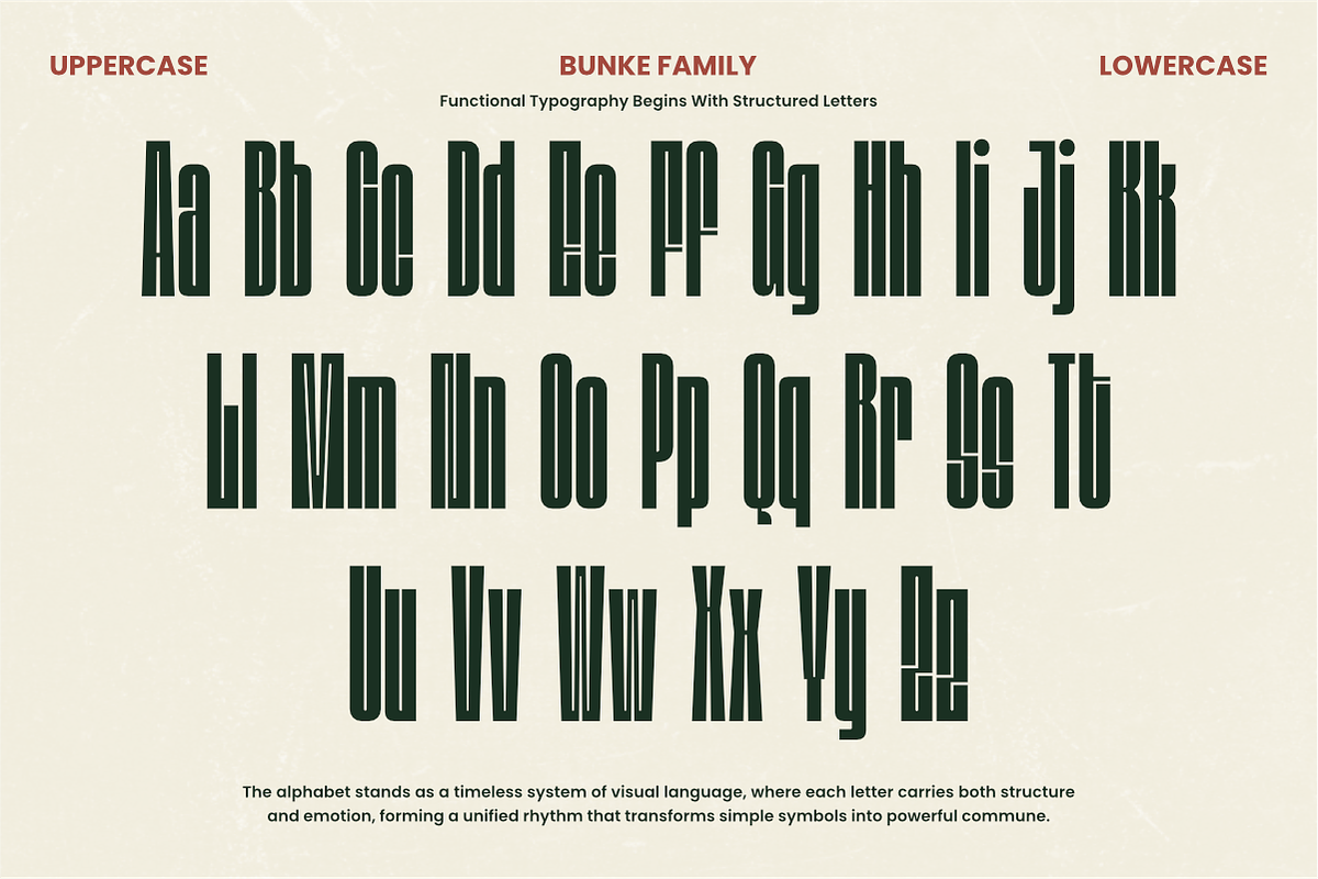 Bunke - Vintage Condensed Bold Sans, a Sans Serif Font by NexaLine (Photo 9 of 10)