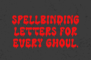 Spooky Humerus is a Halloween font, a Handwritten Font by Brown Cupple (Thumbnail 4 of 13)