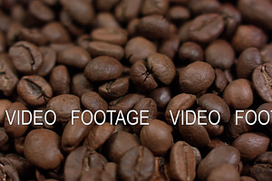 Closeup Of Brown Coffee Background