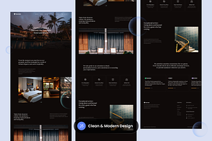 Hotel And Resort Landing Page