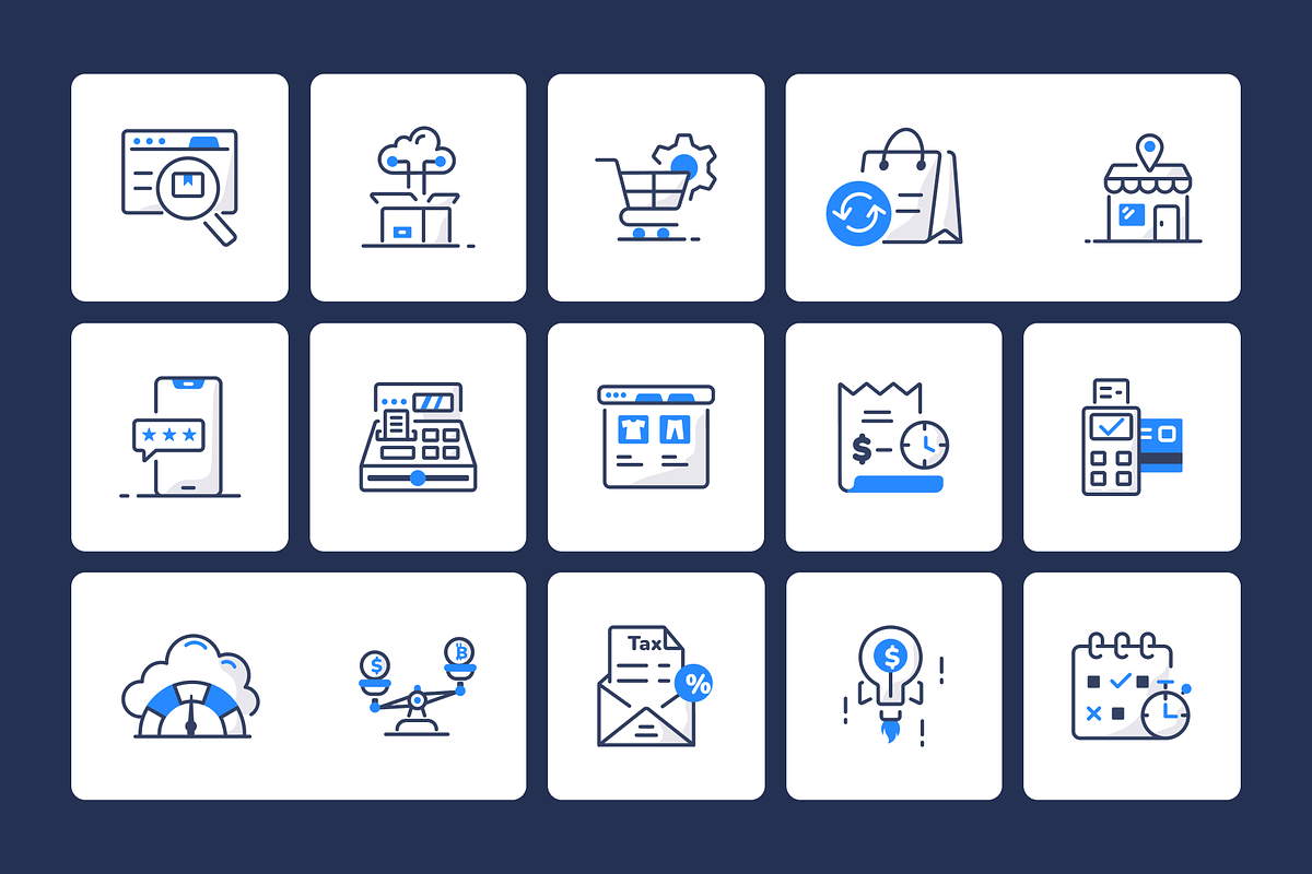Animated Digital Business Line Icons, an Outline Icon by Vectors Market (Photo 3 of 4)