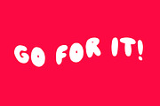 Peanut Butter Bubble Font, a Sans Serif Font by Lemonade Pixel (Thumbnail 3 of 6)