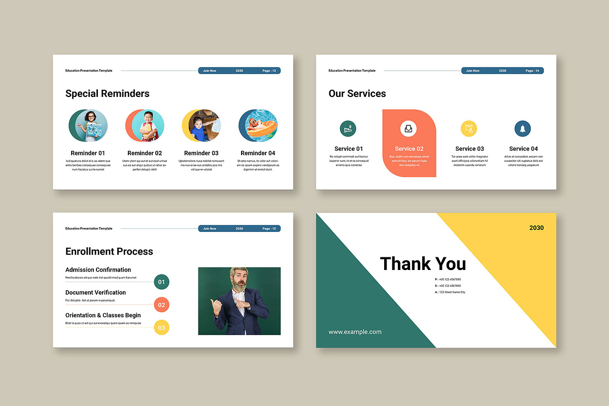 Education Presentation Template, a Presentation Template by Mighty-Slide (Photo 5 of 5)