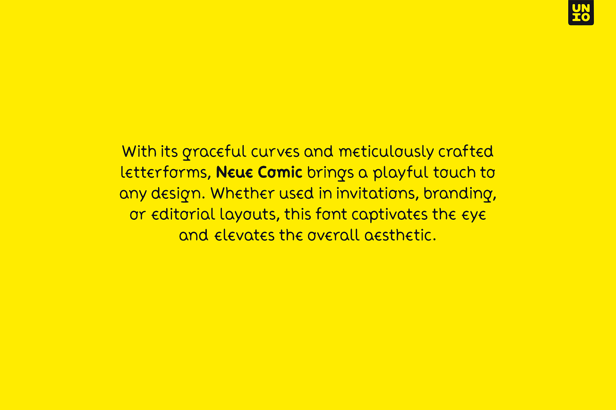 Neue Comic, a Handwritten Font by Unio Designs (Photo 3 of 10)