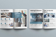 Business Brochure Template InDesign, a Brochure Template by E-Type (Thumbnail 3 of 7)
