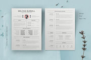 Resume Template | Melissa, a Resume Template by Astut (Thumbnail 2 of 7)