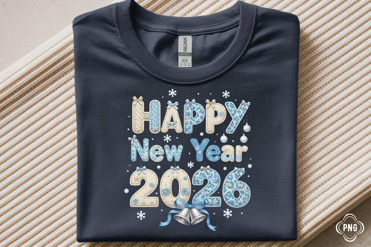 Happy New Year 2026 PNG, an Illustration by SinaCreation (Photo 1 of 11)