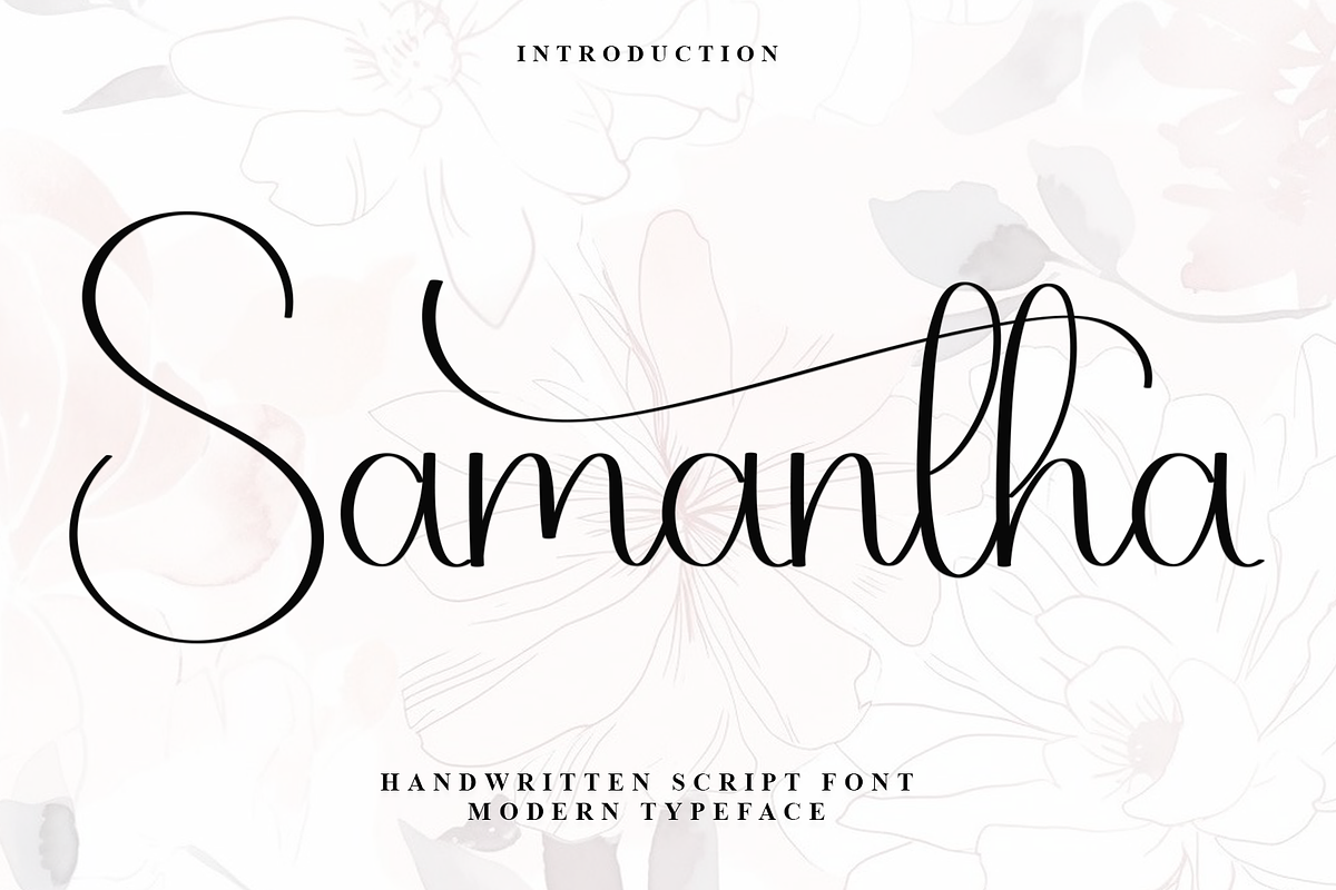 Samantha, a Handwritten Font by InermediaSTUDIO (Photo 1 of 8)