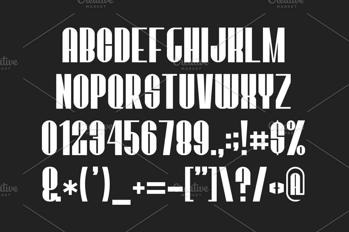 Monata Condensed Font, a Sans Serif Font by Artiveko (Photo 3 of 7)
