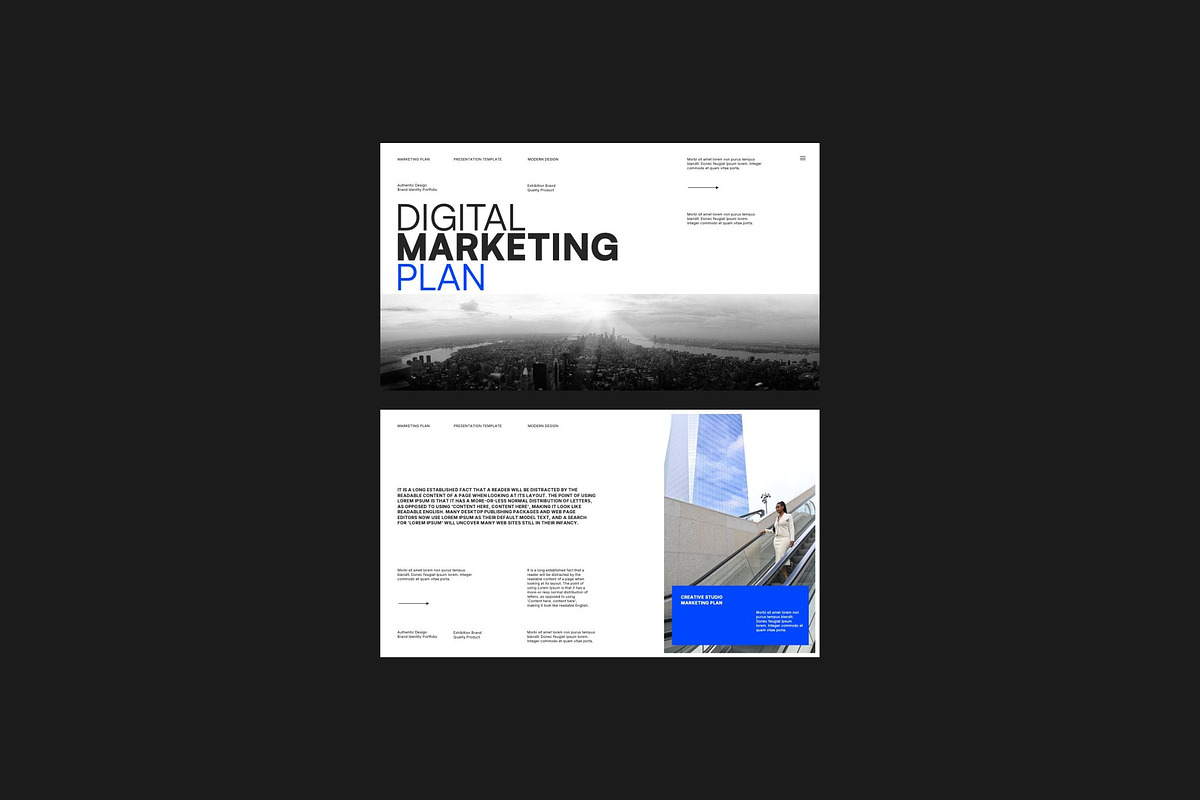 Digital Marketing Plan Presentation, a Presentation Template by Creatorism (Photo 2 of 8)