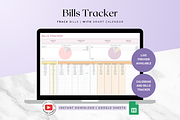 Bills Tracker - Pastel, a Templates & Theme by The Creative Plans co (Thumbnail 1 of 10)