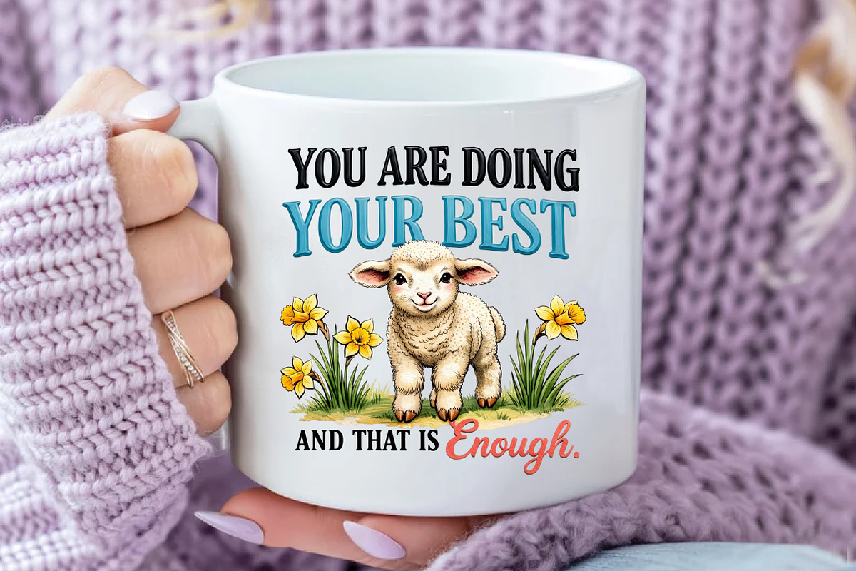 Spring Quote Lamb png, an Illustration by Designworld (Photo 4 of 5)