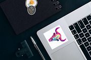 Cow Skulls Vector Illustrations, a Decorative Illustration by TheBlackPixelCo (Thumbnail 5 of 9)