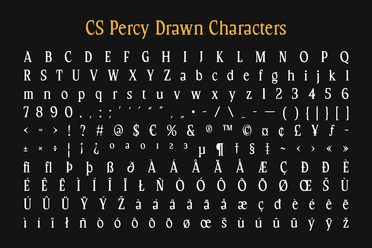 CS Percy Drawn, a Serif Font by Craft Supply Co. (Photo 8 of 8)