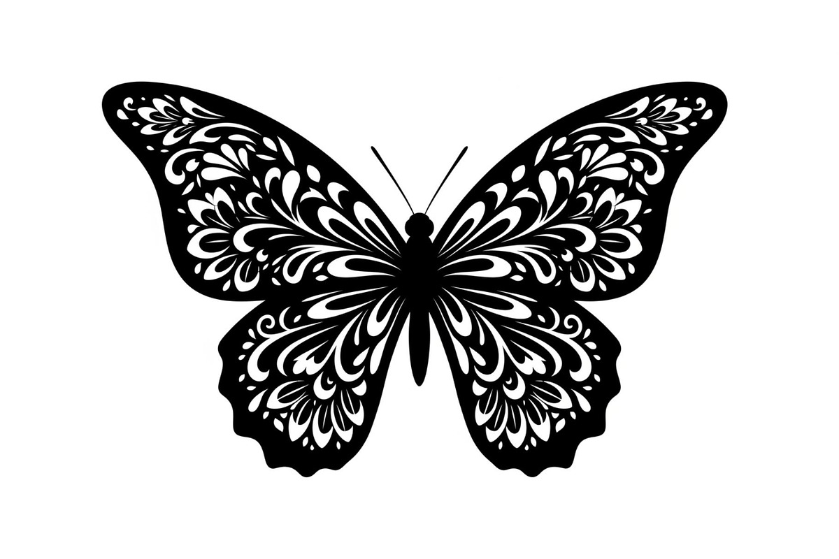 Butterfly Silhouette SVG Bundle, an Illustration by Gaye Art (Photo 8 of 31)