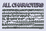 Belmein 3D, a Sans Serif Font by Craft Supply Co. (Thumbnail 8 of 8)