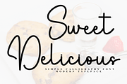Sweet Delicious, a Handwritten Font by FreshTypeINK (Thumbnail 1 of 8)