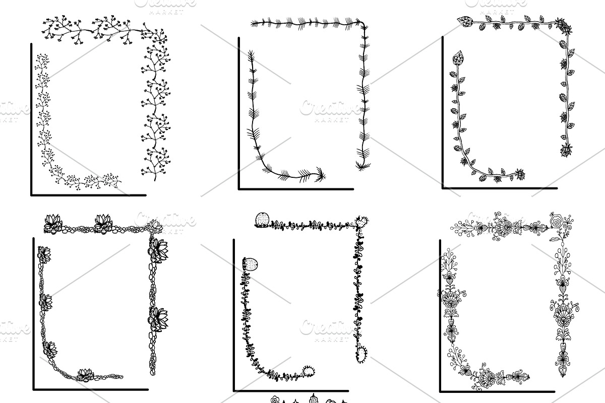 Set of vector patterned brushes-2, a Brush Add-On by Elena Terzi (Photo 9 of 11)