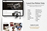 Modern Beauty Salon Booking Site, a Squarespace Template by HAYAG Creatives (Thumbnail 4 of 7)