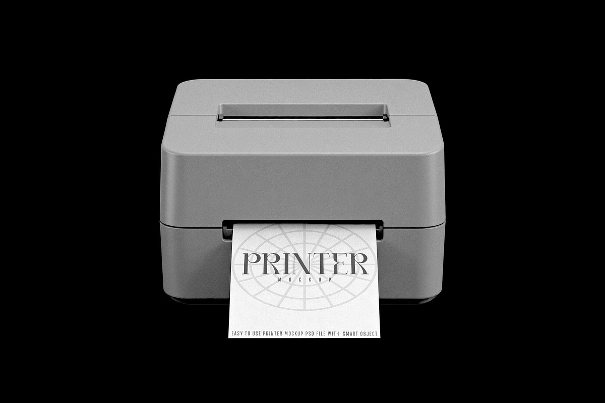 Printer Mockup, a Product Mockup by Design Squad (Photo 2 of 4)