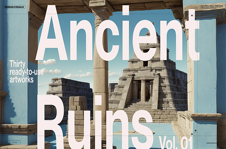 Ancient Ruins Vol. 01 Illustrations