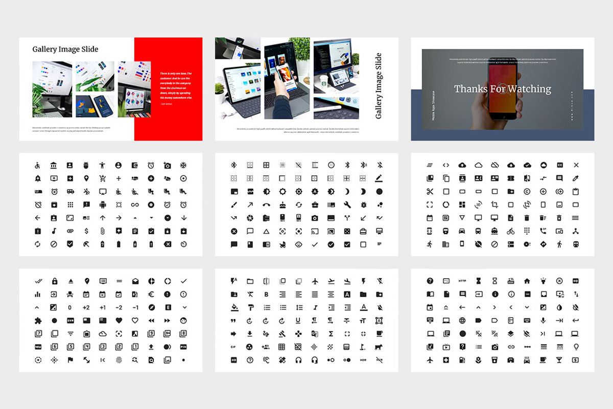 Minua : Mobile Apps Google Slides, a Presentation Template by Punkl Camp (Photo 5 of 9)