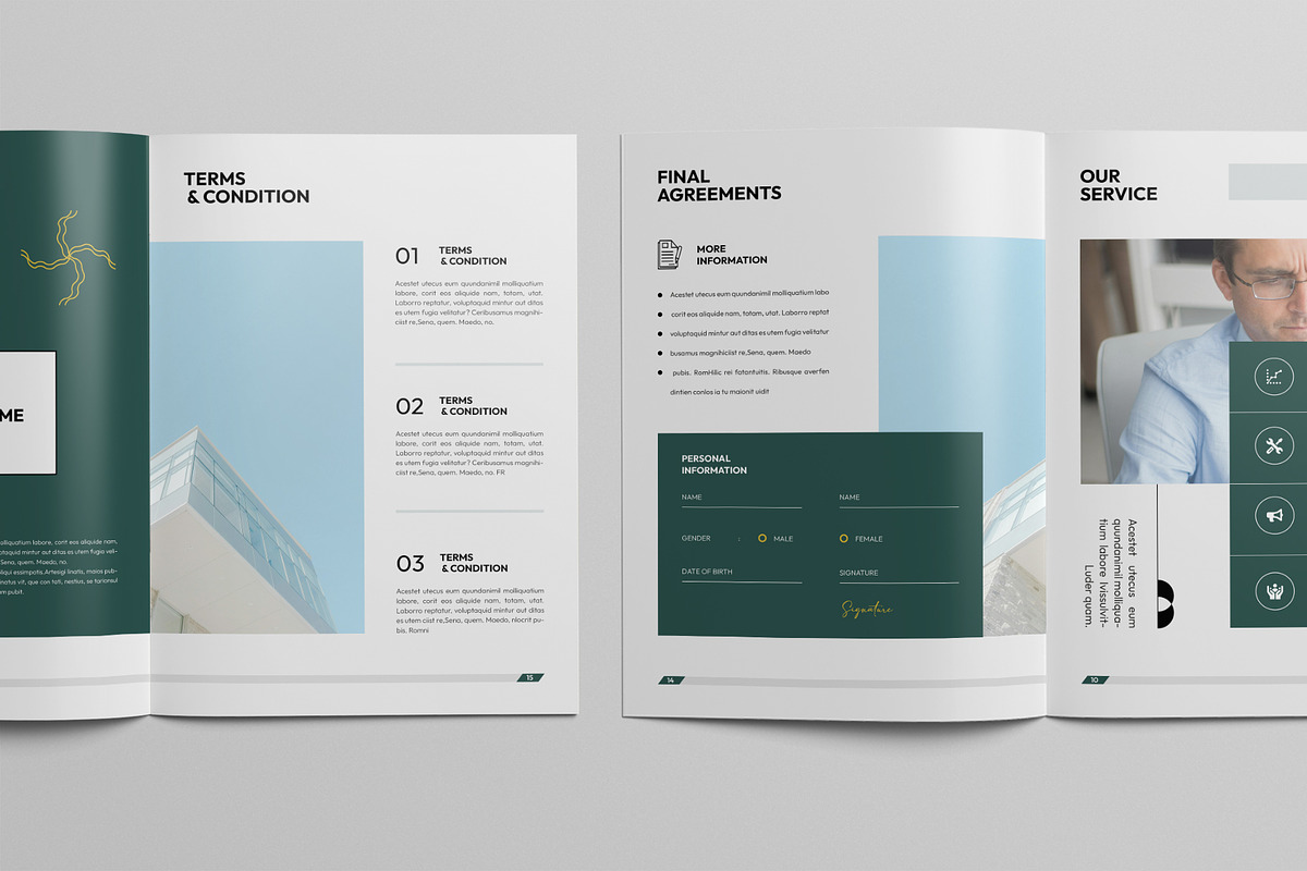 Corporate Project Proposal, a Brochure Template by KreateTribe (Photo 4 of 8)