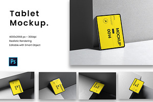 Minimal Tablet Device Mockup Set, an iPad Mockup by kreatifreya