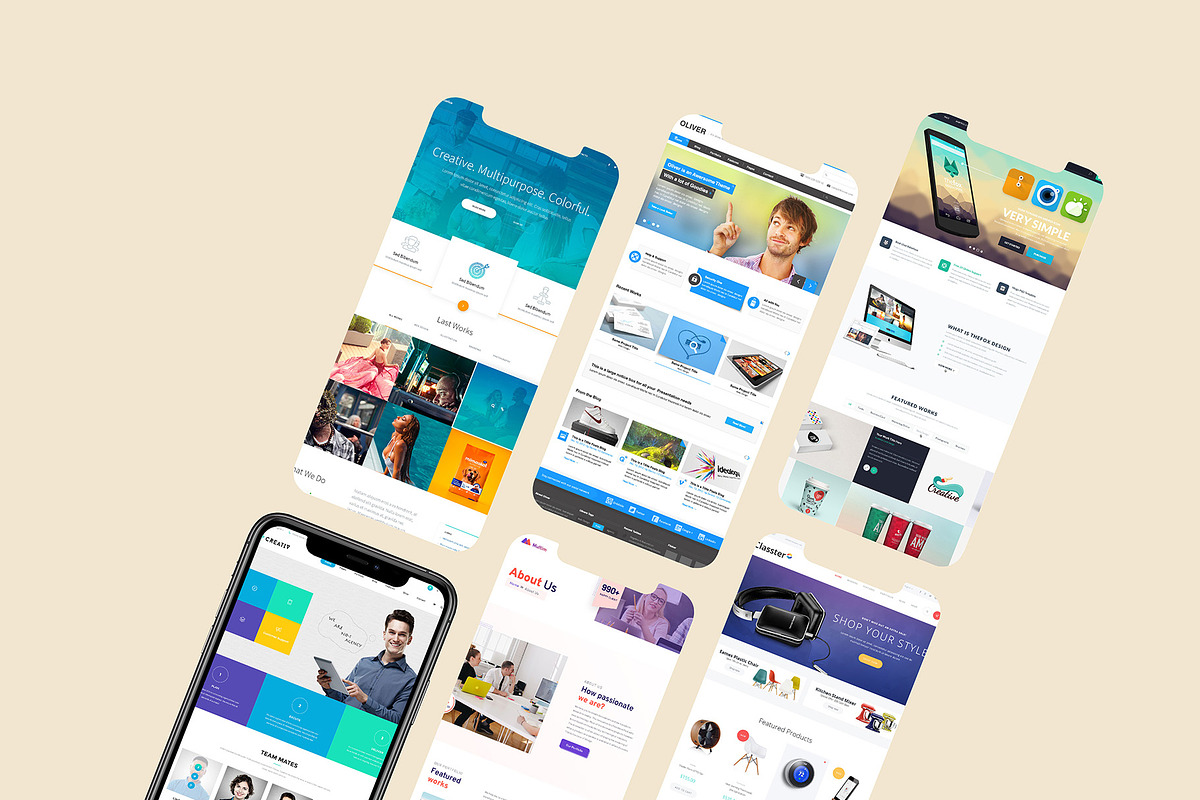 ALL 3D iPHONE MOCK-UP BUNDLE VOL-1, an iPhone Mockup by Graphicsworld125 (Photo 17 of 62)