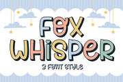 Fox Whisper 3 Font Style, a Handwritten Font by Fox7 By Rattana (Thumbnail 1 of 11)