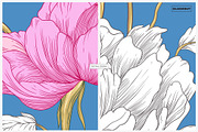Elegant Bloom Luxury Pattern Design, a Pattern Graphic by likorbut (Thumbnail 4 of 13)