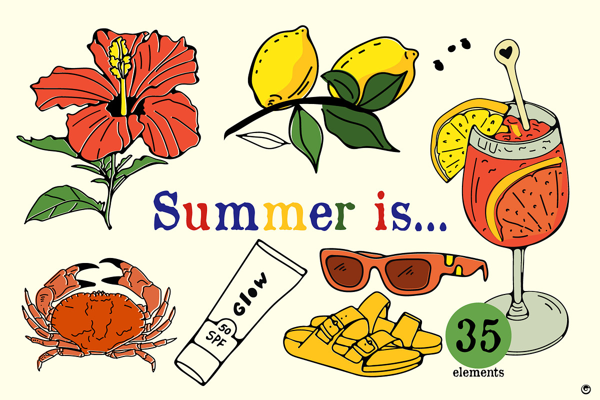 Summer is.., an Object Illustration by Olillia (Photo 1 of 5)