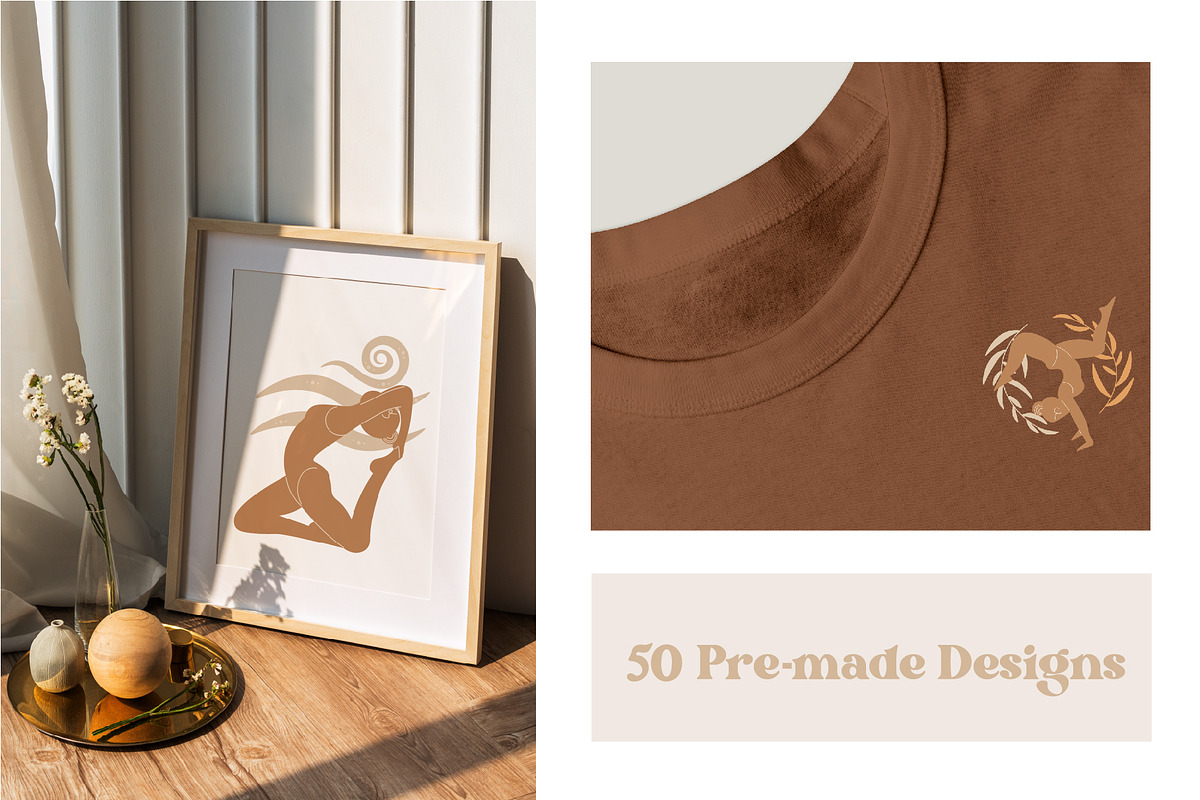 Yoga Vector Clip Art Collection, a Healthcare Illustration by Vibérains (Photo 2 of 13)