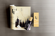 Violet Glass Cosmetic Bottle Mock-up, a Cups & Container Mockup by pmvch (Thumbnail 15 of 20)