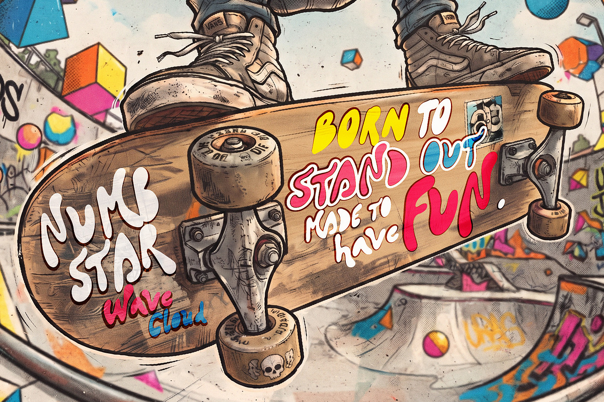 NumbStar Font Trio - Dreamy Summer, a Handwritten Font by HypeWorksCo (Photo 11 of 29)